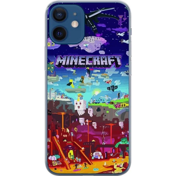 Kompatibel Mobilcover til Apple iPhone 12 mini MineCraft
