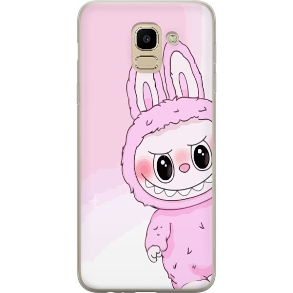 Samsung Galaxy J6 Genomskinligt Skal Labubu Bunny Series