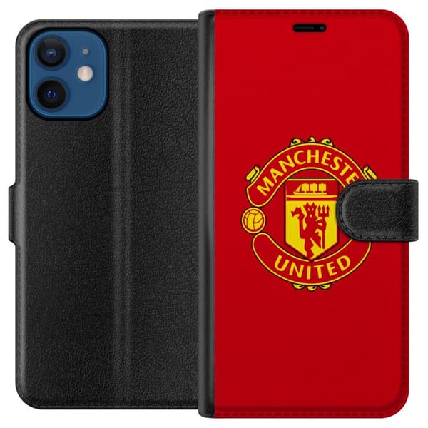Kompatibel Tegnebogsetui til Apple iPhone 12 mini Manchester United