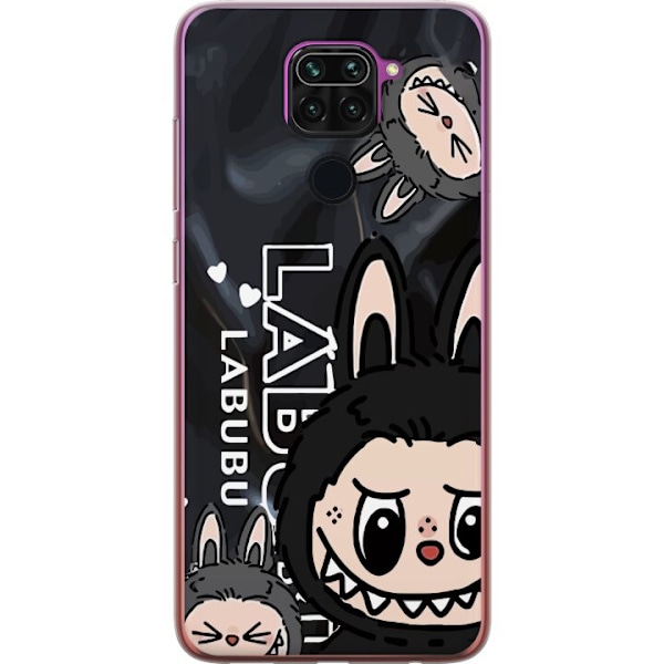 Xiaomi Redmi Note 9 Gjennomsiktig deksel <nl>Labubu Black Ener