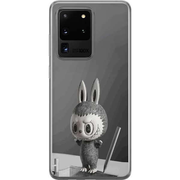 Samsung Galaxy S20 Ultra Genomskinligt Skal Pop Mart MEGA LABU