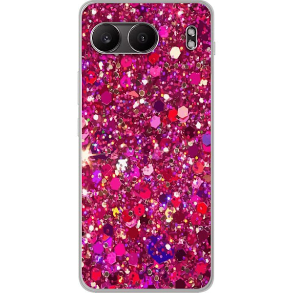 OnePlus Nord 4 Läpinäkyvä kuori Glitter