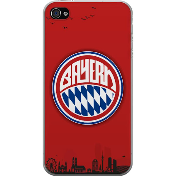 Apple iPhone 4s Gennemsigtig cover FC Bayern München