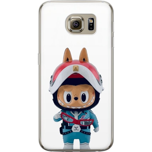 Samsung Galaxy S6 Läpinäkyvä kuori How2work Labubu hirviöt x Ultraman Blue -hahmo