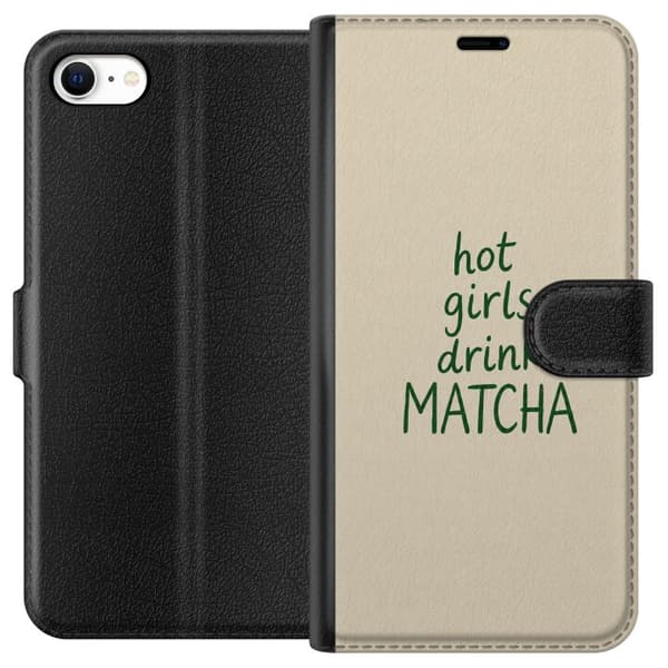 Kompatibelt Lommeboketui til Apple iPhone 6 Matcha-jenter beige