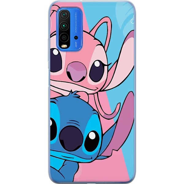 Xiaomi Redmi Note 9 4G Gennemsigtig cover Stitch & Angel