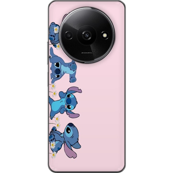 Xiaomi Redmi A3 Läpinäkyvä kuori  Stitch Nauru & Leikki –