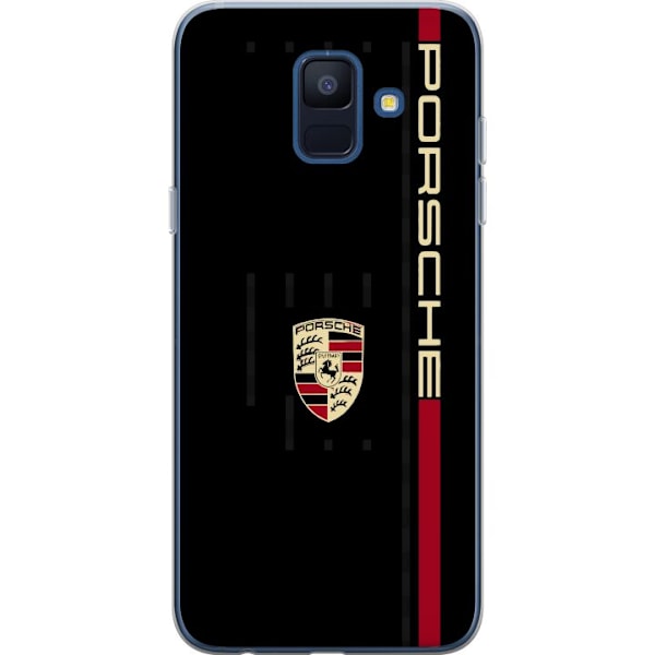 Samsung Galaxy A6 (2018) Gennemsigtig cover Porsche