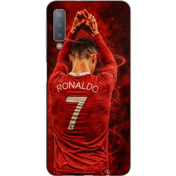 Samsung Galaxy A7 (2018) Gennemsigtig cover Ronaldo