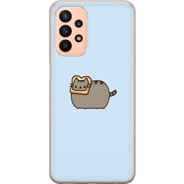 Samsung Galaxy A23 5G Genomskinligt Skal Cat Loaf