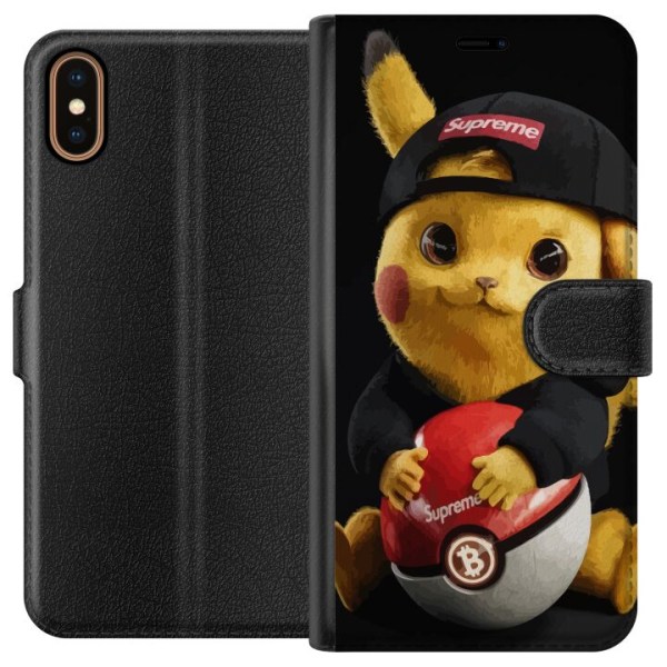 Apple iPhone XS Lompakkokotelo Pikachu Supreme