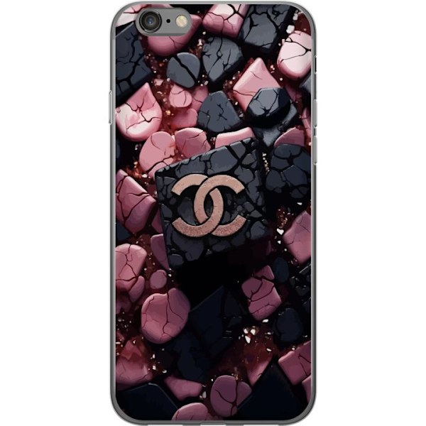 Apple iPhone 6 Genomskinligt Skal Chanel Black and Pink