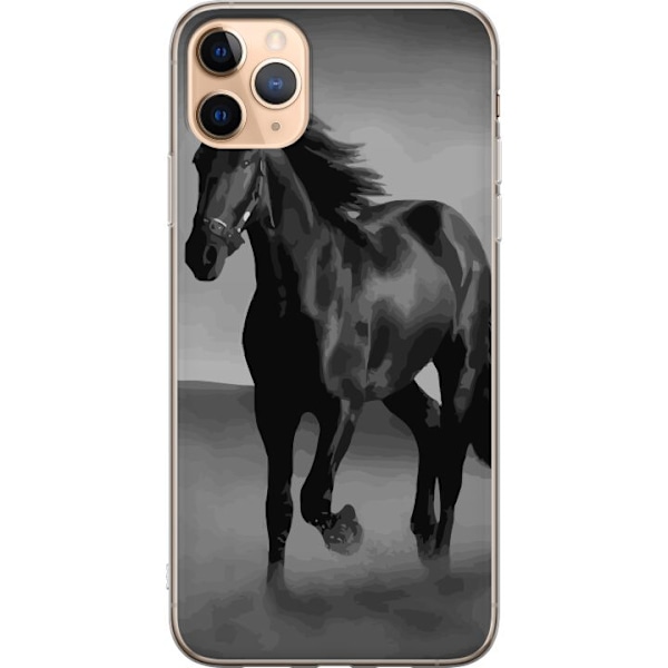 Apple iPhone 11 Pro Max Genomskinligt Skal Dark Horse