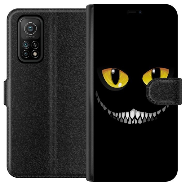 Xiaomi Mi 10T Pro 5G Lompakkokotelo Silmät Pimeässä Mustassa