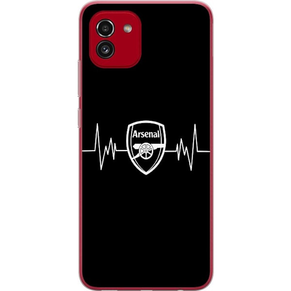 Samsung Galaxy A03 Gennemsigtig cover Arsenal