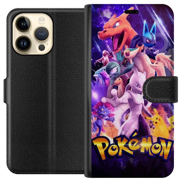 Apple iPhone 14 Pro Max Tegnebogsetui Pokemon