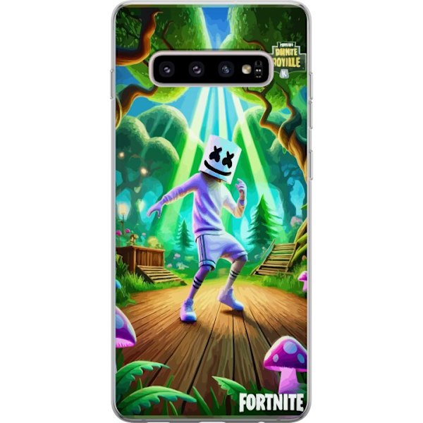 Samsung Galaxy S10+ Gennemsigtig cover Fortnite