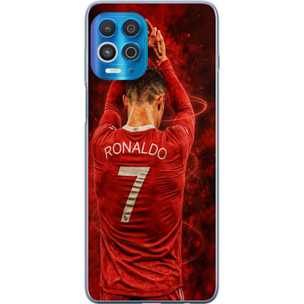 Motorola Edge S Läpinäkyvä kuori Ronaldo