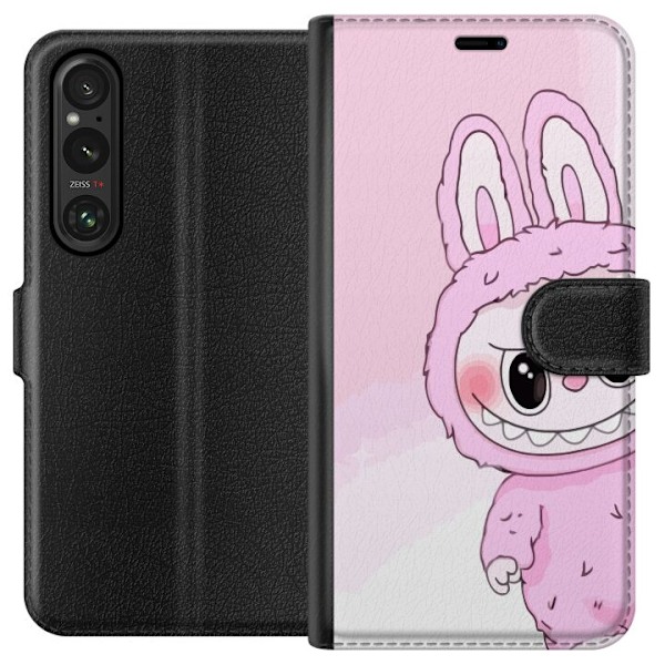 Sony Xperia 1 V Lompakkokotelo Labubu Jänis-sarja