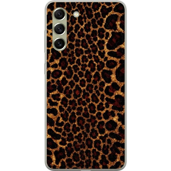 Kompatibelt Mobilskal till Samsung Galaxy S21 FE 5G Wild Leopard brun