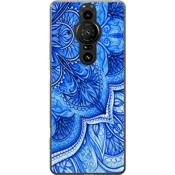 Kompatibelt Mobilskal till Sony Xperia Pro-I Blå paisley blå
