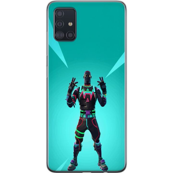 Samsung Galaxy A51 Genomskinligt Skal black knight fortnite
