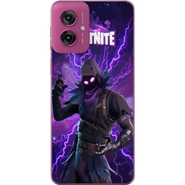 Motorola Moto G55 Läpinäkyvä kuori Fortnite Raven