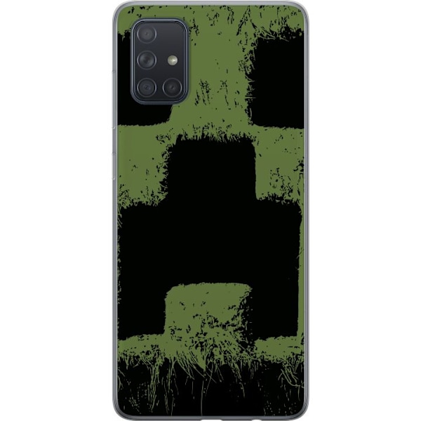 Samsung Galaxy A71 Genomskinligt Skal A Minecraft Movie
