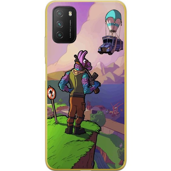 Xiaomi Poco M3  Gennemsigtig cover Fortnite