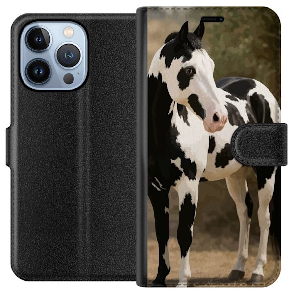 Apple iPhone 13 Pro Plånboksfodral Vacker Häst – elegant i