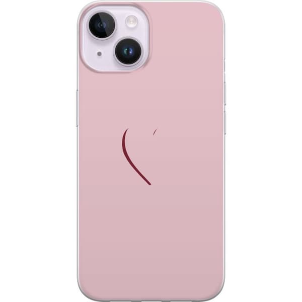Kompatibel Mobilcover til Apple iPhone 14 Blød lyserød kærlighed