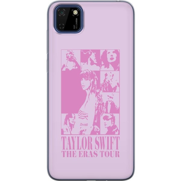 Huawei Y5p Genomskinligt Skal Taylor Swift - Pink