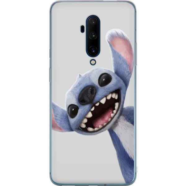 OnePlus 7T Pro Genomskinligt Skal Stitch i Fart – Kawaii Design för Fans & Barn