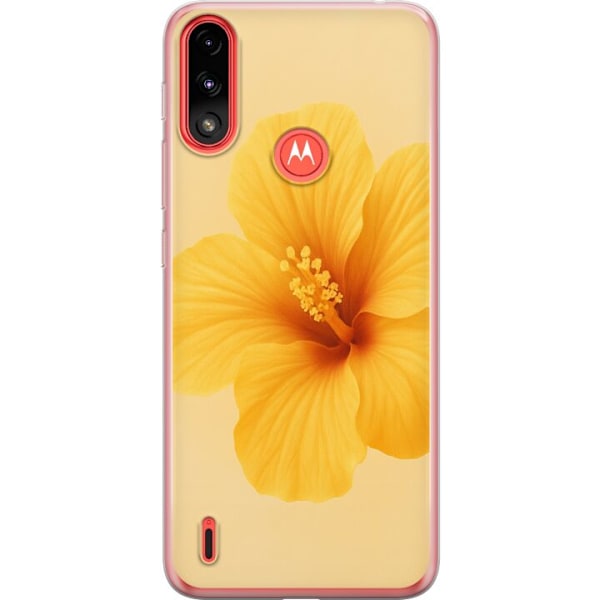 Motorola Moto E7 Power Gjennomsiktig deksel Lemon Zing