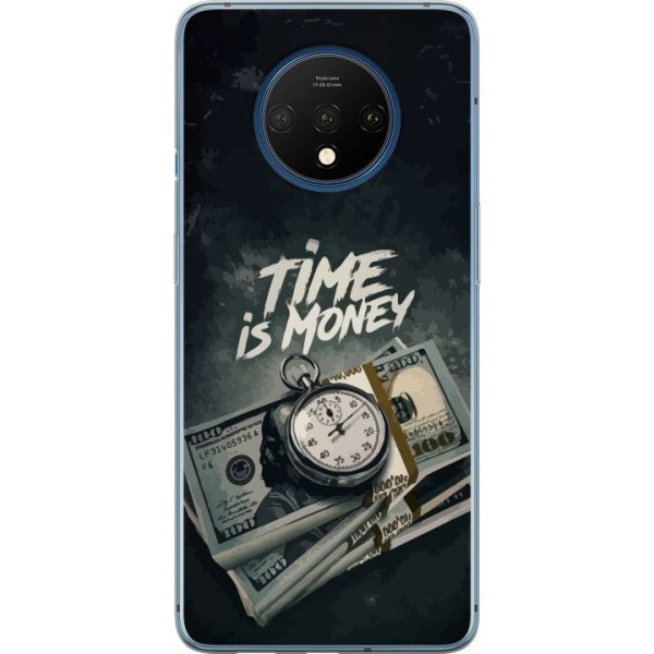 OnePlus 7T Läpinäkyvä kuori Aika on rahaa