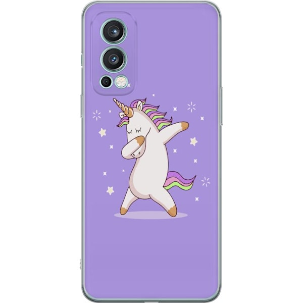 OnePlus Nord 2 5G Genomskinligt Skal Unicorn Dab