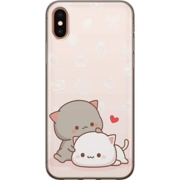 Apple iPhone XS Läpinäkyvä kuori Kawaii