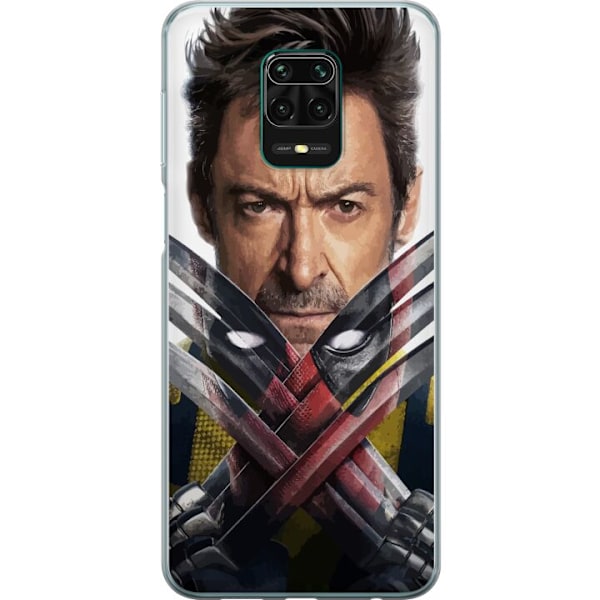 Xiaomi Redmi Note 9 Pro Gennemsigtig cover Deadpool & Wolverin