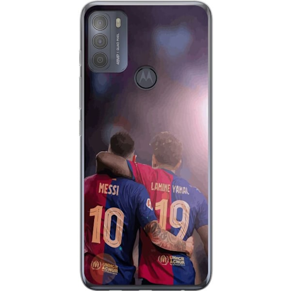 Motorola Moto G50 Gjennomsiktig deksel Lamine Yamal VS Messi