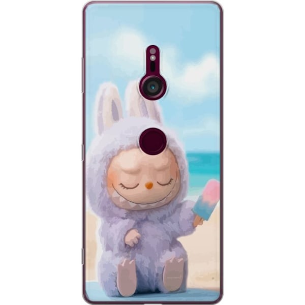 Sony Xperia XZ3 Läpinäkyvä kuori Labubu Vaaleanpunainen Tunnelma