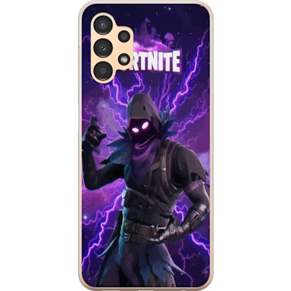 Samsung Galaxy A13 Genomskinligt Skal Fortnite Raven – Mörk Stridsikon från Battle Royale