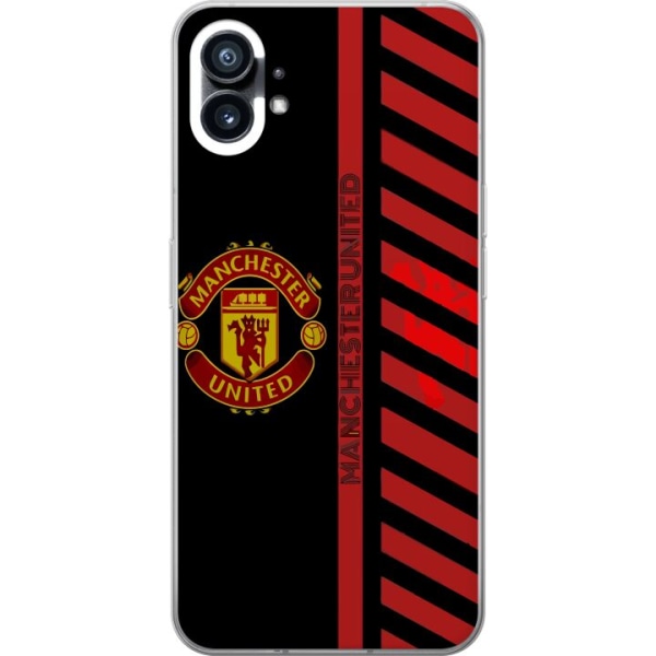 Nothing Phone (1) Gjennomsiktig deksel Manchester United