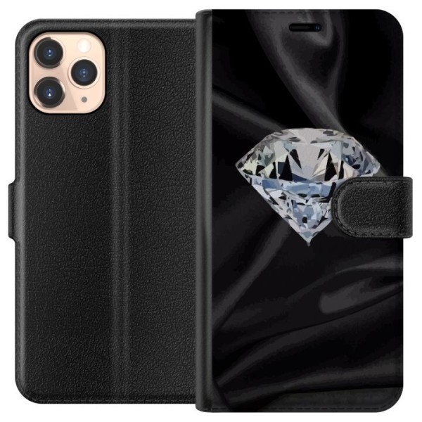 Apple iPhone 11 Pro Plånboksfodral Silke Diamant