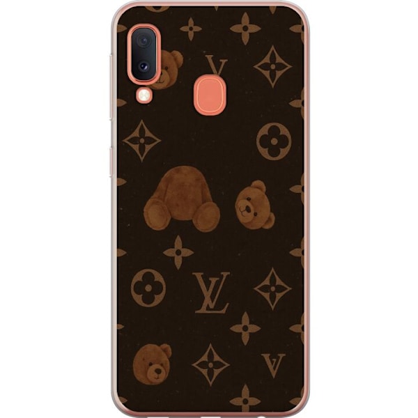 Samsung Galaxy A20e Läpinäkyvä kuori Plush Luxe