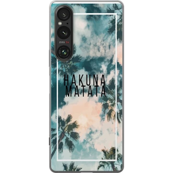 Sony Xperia 1 VI Gennemsigtig cover Hakuna Matata