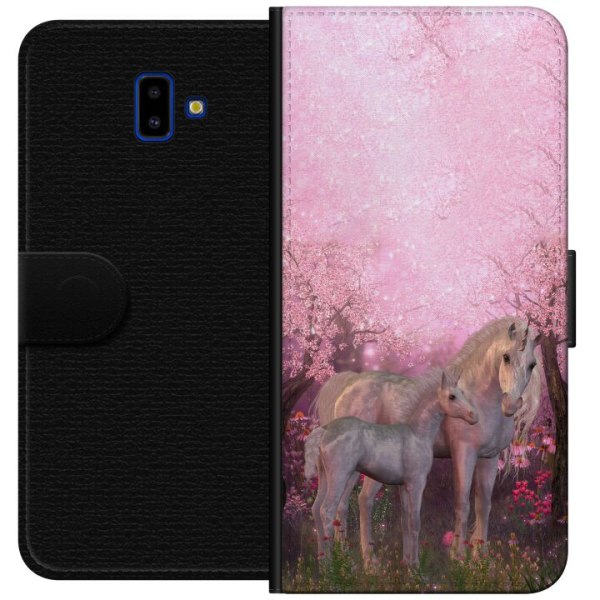 Samsung Galaxy J6+ Lommeboketui Unicorn