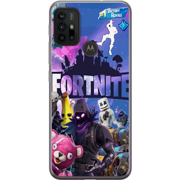 Motorola Moto G30 Genomskinligt Skal Fortnite