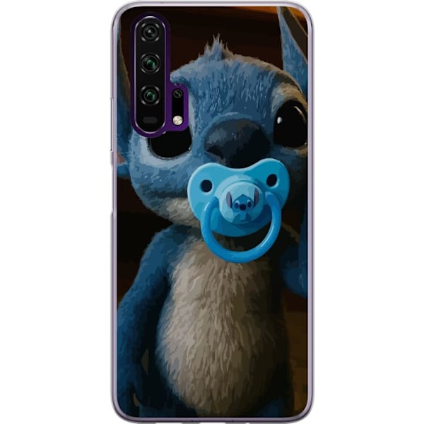 Honor 20 Pro  Läpinäkyvä kuori Stitch & Napp - vauvateema söpöllä hahmolla