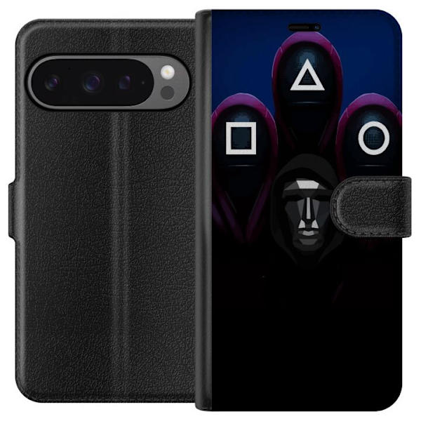 Google Pixel 9 Pro XL Plånboksfodral Squid Game Säsong 3 Nya Ikoner Populär Serie TV Motiv Asiatisk Drama Trend Ikoniskt Grafisk Design