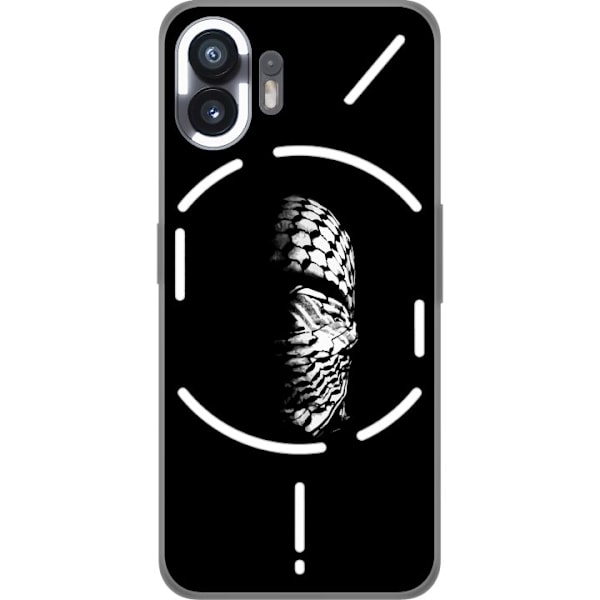 Nothing Phone (2) Genomskinligt Skal Keffiyeh-mönster – kla